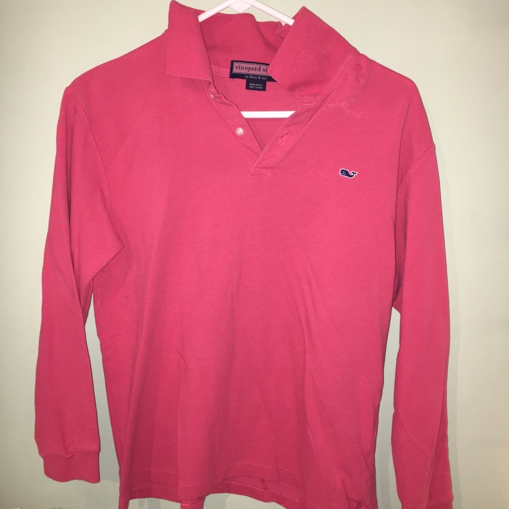Long Sleeve Vineyard Vines Collared Polo